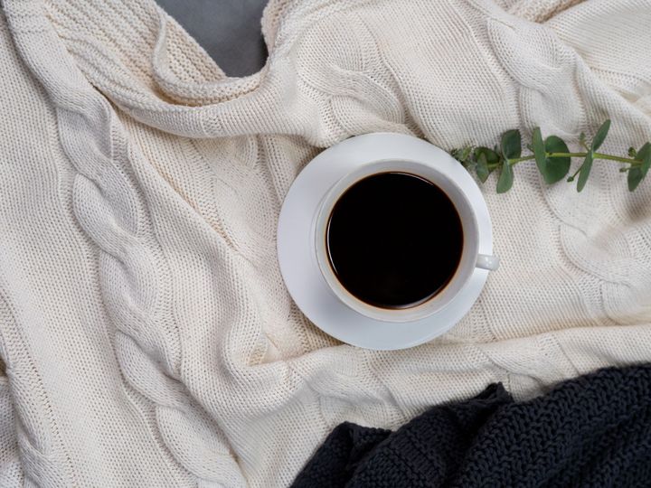 Example photo: Sweater-Knit Sherpa Throw