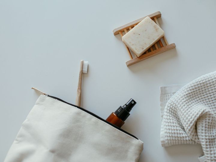 Example photo: Recycled Toiletry Bag
